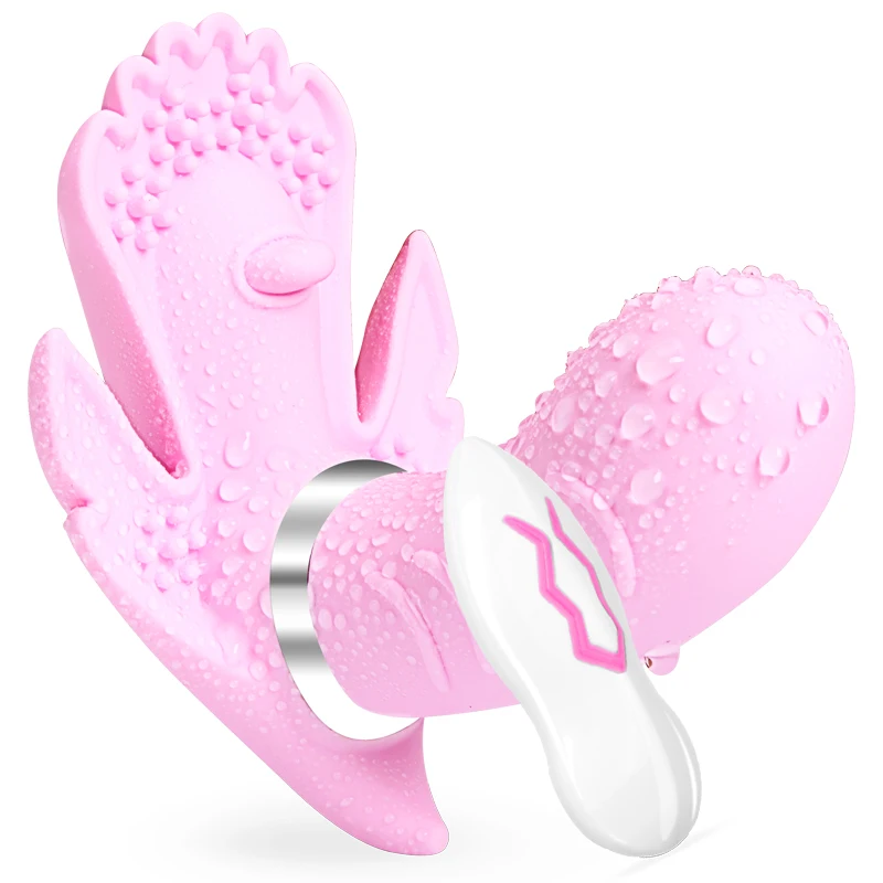 Носимый фаллоимитатор бабочка вибратор интимные игрушки для женщин мастурбатор