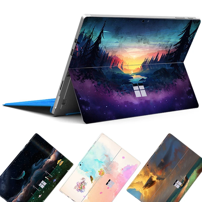 Виниловые наклейки для ноутбука microsoft Surface Pro 4 Pro 5 Pro 6 ПВХ наклейки с принтом украшения для Surface Pro 3 кожа для ноутбука