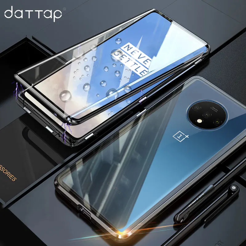 Магнитный адсорбционный чехол для телефона Oneplus 7T Pro 7 магнитный металлический 360
