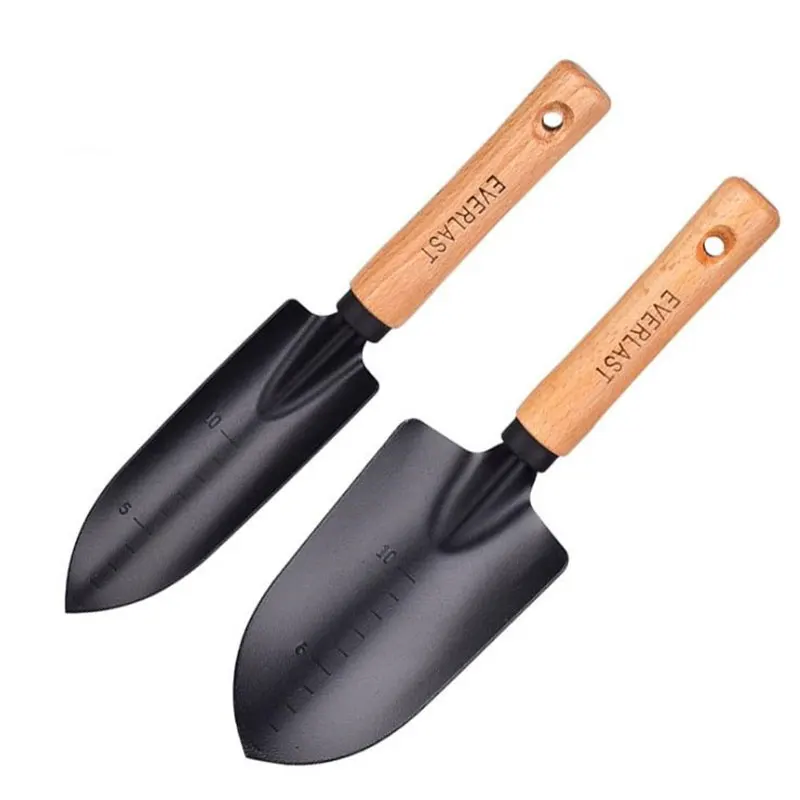 

New Iron Garden Shovel Flower Planting Shovel Garden Wooden Handle Gardening Hand Tools Tao Hua Yuan Tools