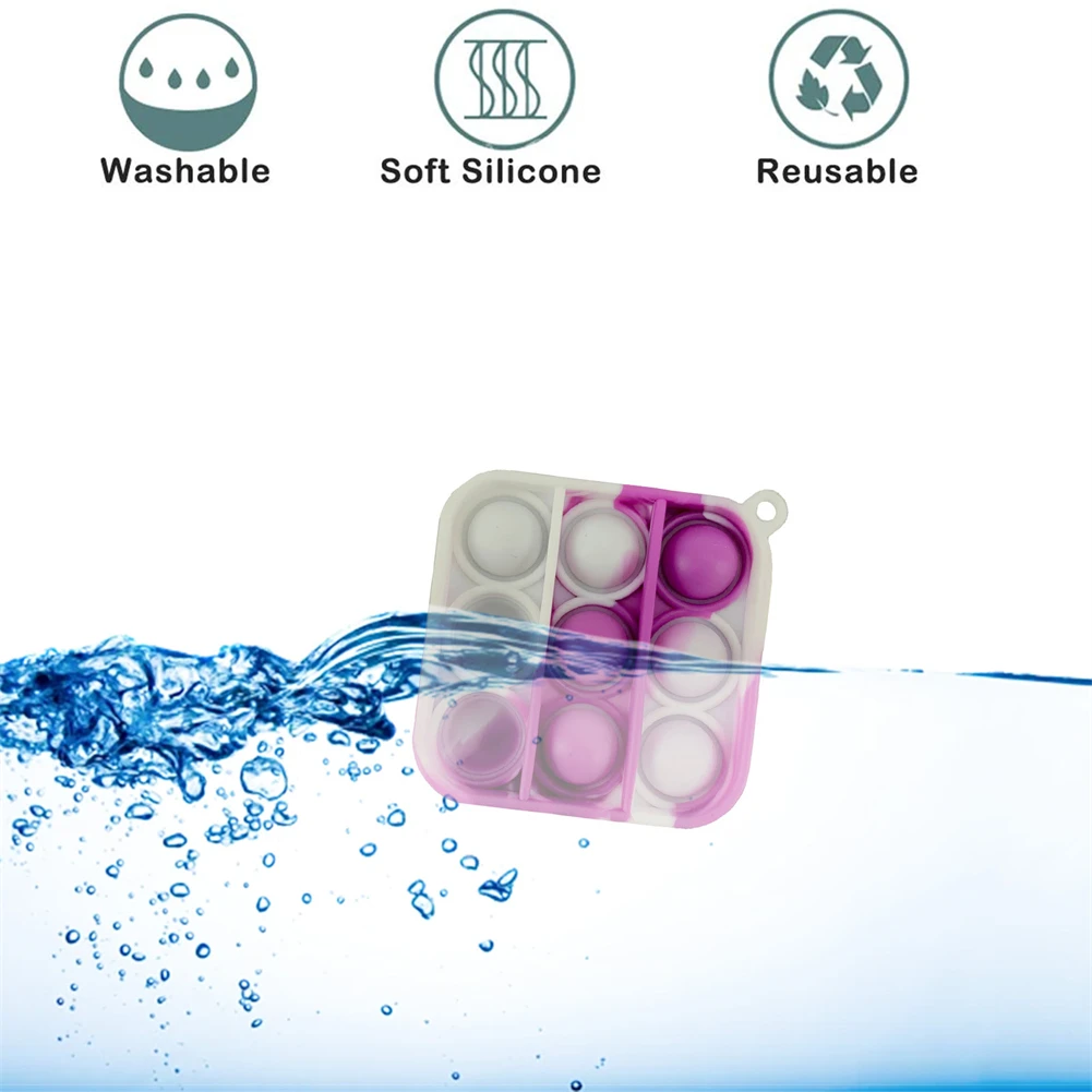 

Fidget Simple Dimple Toy Antistress Toys Love Heart Keychain Adult Push Bubble Fidget Sensory Toy Stress Relief Hand Toys ZH