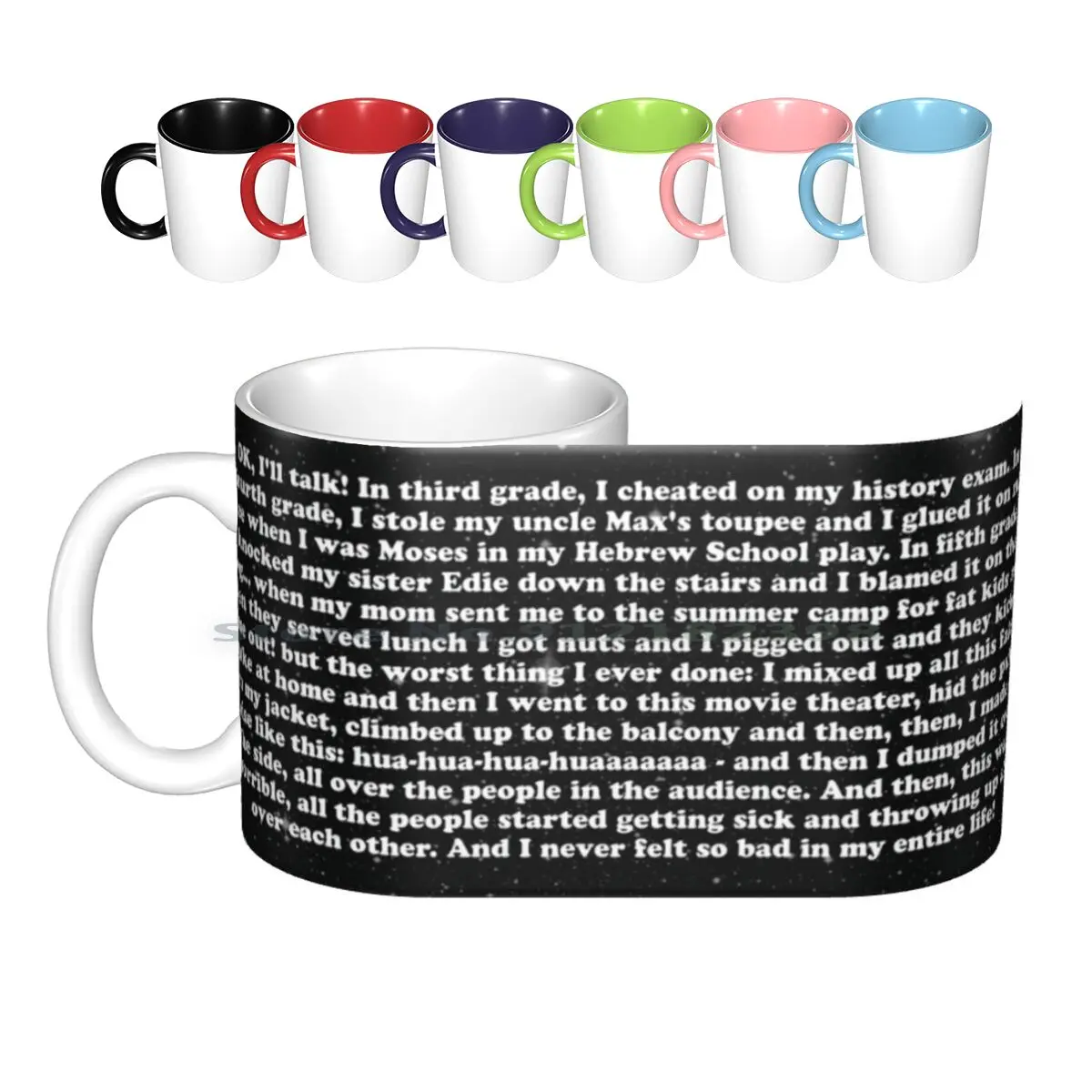

Confession Ceramic Mugs Coffee Cups Milk Tea Mug Goonies The Goonies Confession Choco Mellenora Creative Trending Vintage Gift