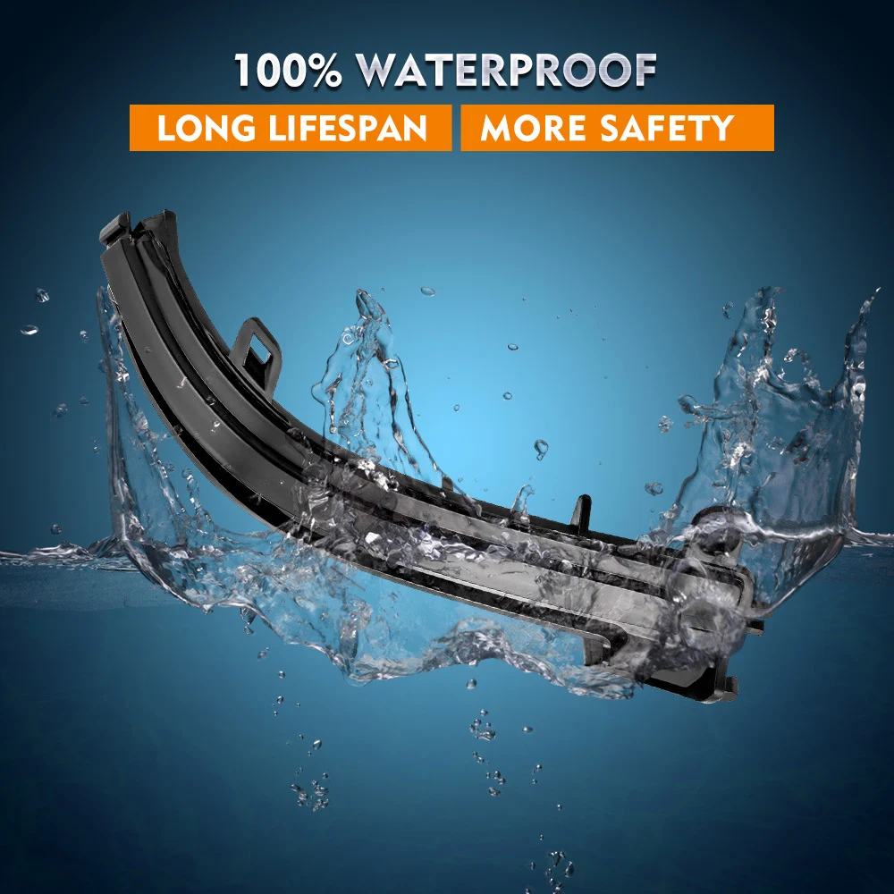 Светодиодный крыло Зеркало заднего вида Индикатор мигалка повторителя