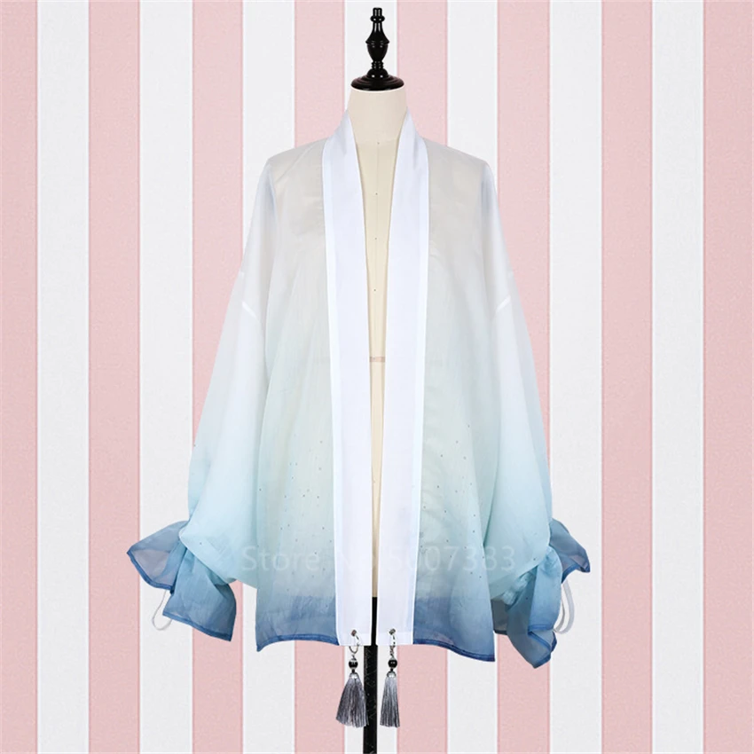 Китайская традиционная одежда Hanfu для мужчин и женщин тонкий винтажный тёмный