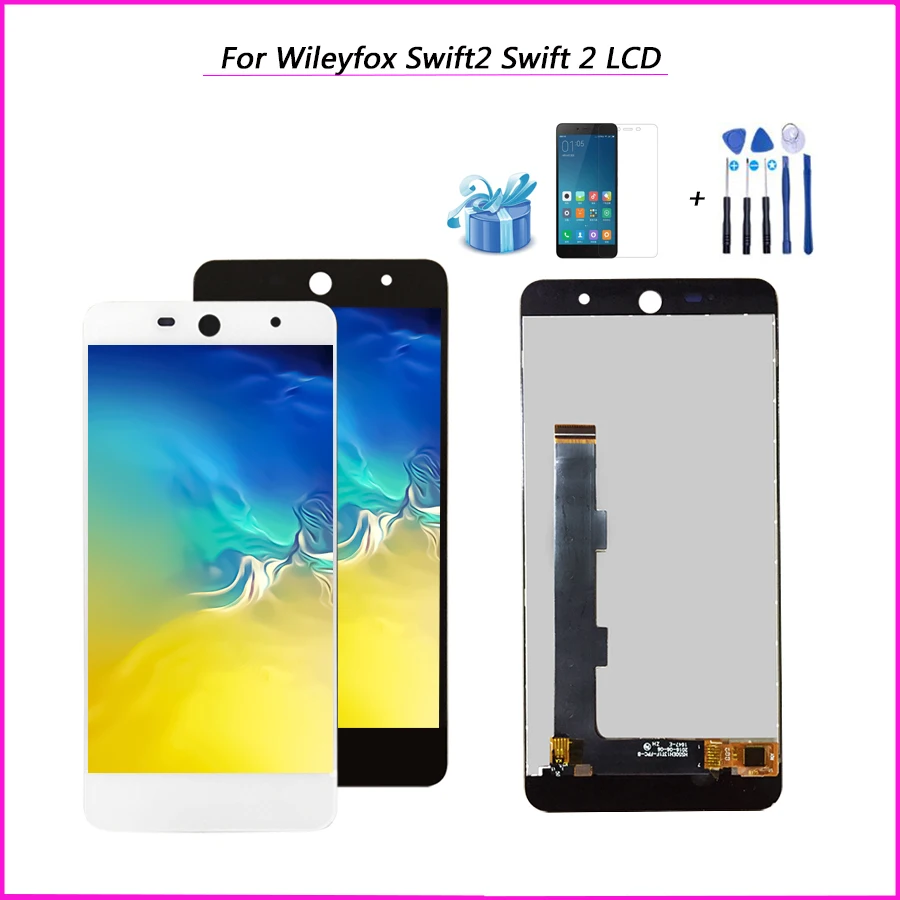 ЖК экран для смартфона Wileyfox Swift 2 сменный сенсорный + дисплей|Экраны мобильных