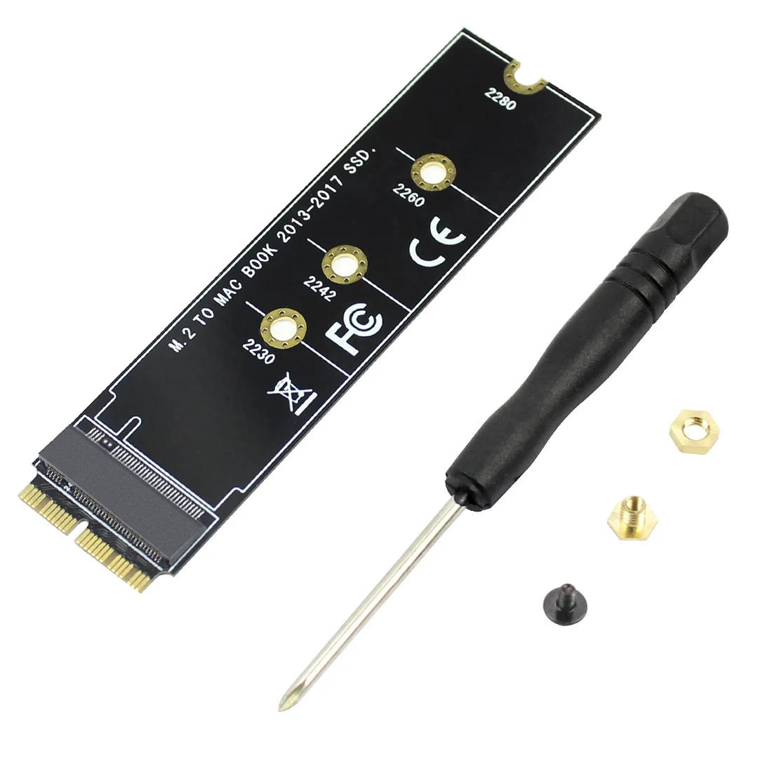 M key M.2 для NGFF PCIe AHCI M2 SSD адаптер карта 2230 2280 2013 2014 2015 2017 MACBOOK Air A1465 A1466 Pro A1398|Платы