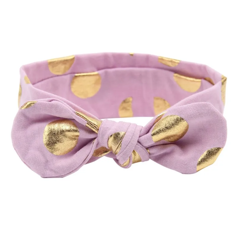 Cute Infant Baby Girls Kids Toddler Polka Dot Turban Knot Hairband Headband Head Wrap Hair Band Accessories #p | Детская одежда и