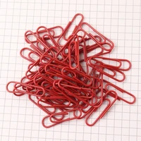 100pcs 28mm office paper clips color diy paper clips office learning binding supplies