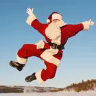 Унисекс, костюм Санта Клауса, косплей, одежда Санта Клауса, роскошный бархатный маскарадный костюм, набор для вечерние НКИ и Рождества, поставщик