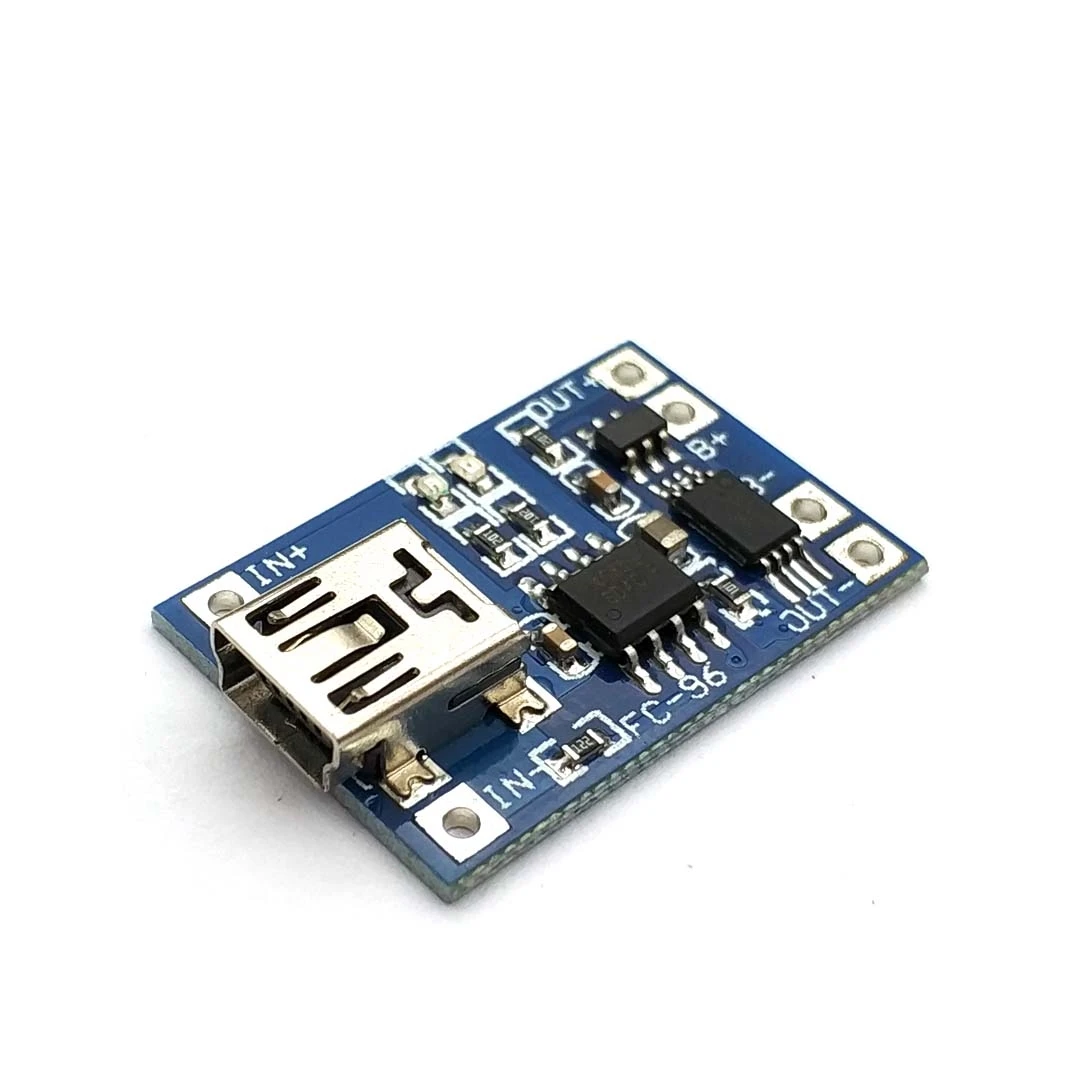 Зарядная плата TP4056 MINI USB модуль зарядного устройства для литиевой батареи 18650 5 В 1