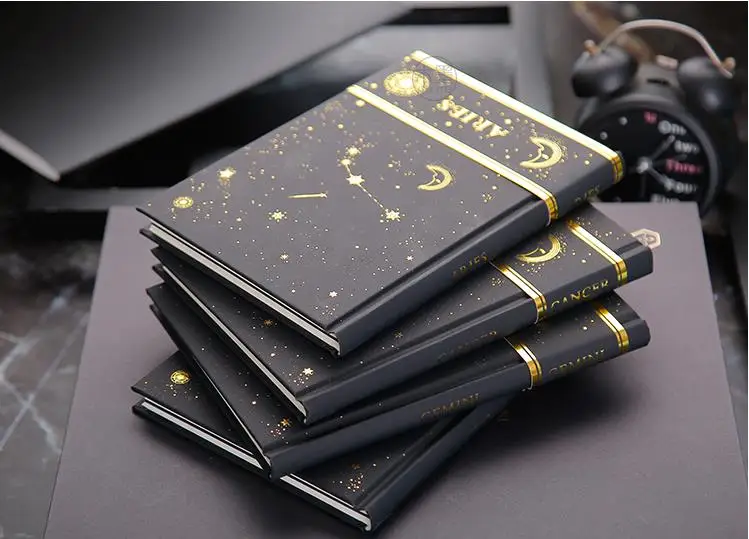 Винтажный дневник зодиака блокнот 96 листов пустой креативный школьные