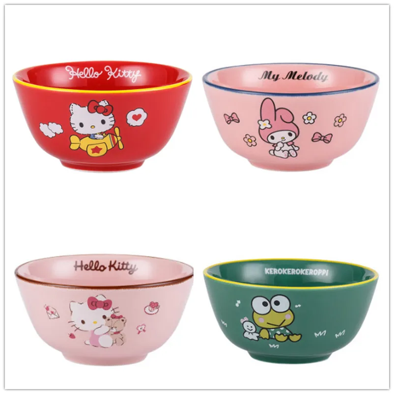 4 5 дюймов Китти керамика чаша завтрак Корейская миска суповая для десерта
