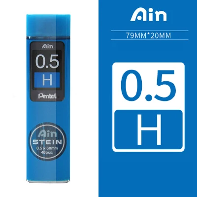 Pentel Pencil C275 свинцовый стержень Stein Enhanced Silica 0,5*60 мм 2 H, H, HB, B, 2B, 3B, 4B механический карандаш Пишущие принадлежности - Цвет: H
