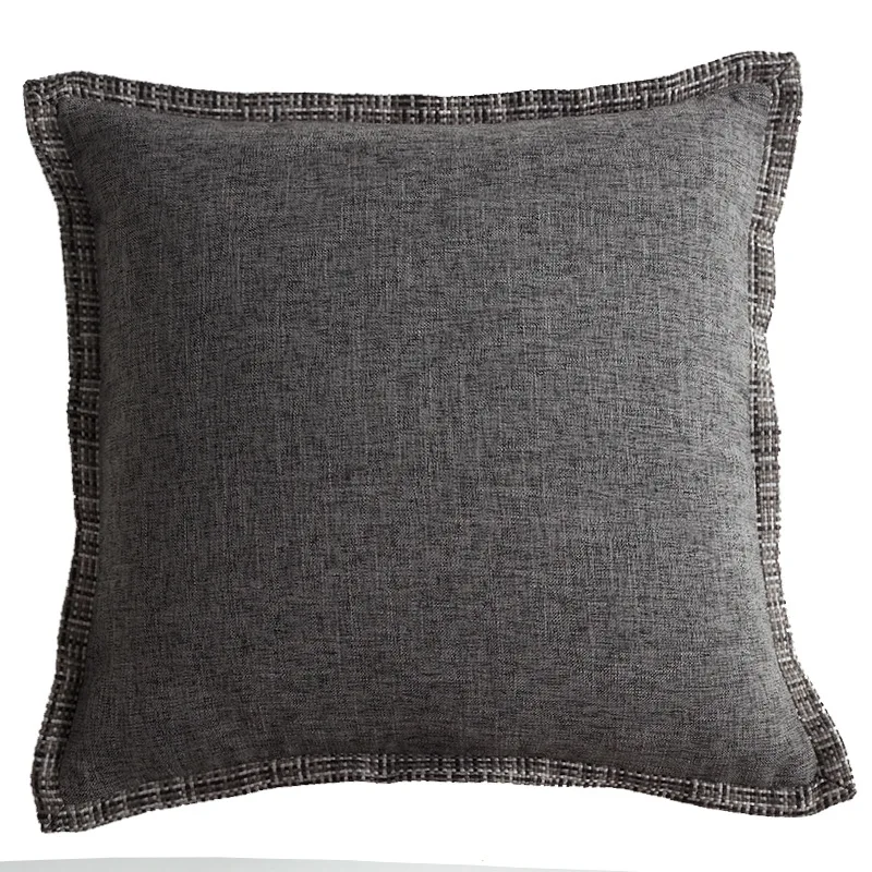 

Plain Cushion Cover Cotton Linen Home Decor Soft Pillowcases White Grey Throw Pillow Covers for Living Room Decorative Pillows