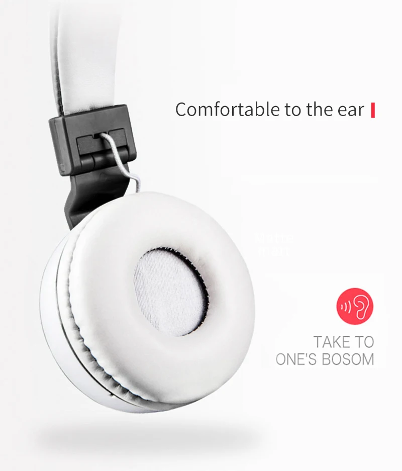 PHOMAX Беспроводной наушники Bluetooth складная гарнитура Стерео Игровые С микрофоном