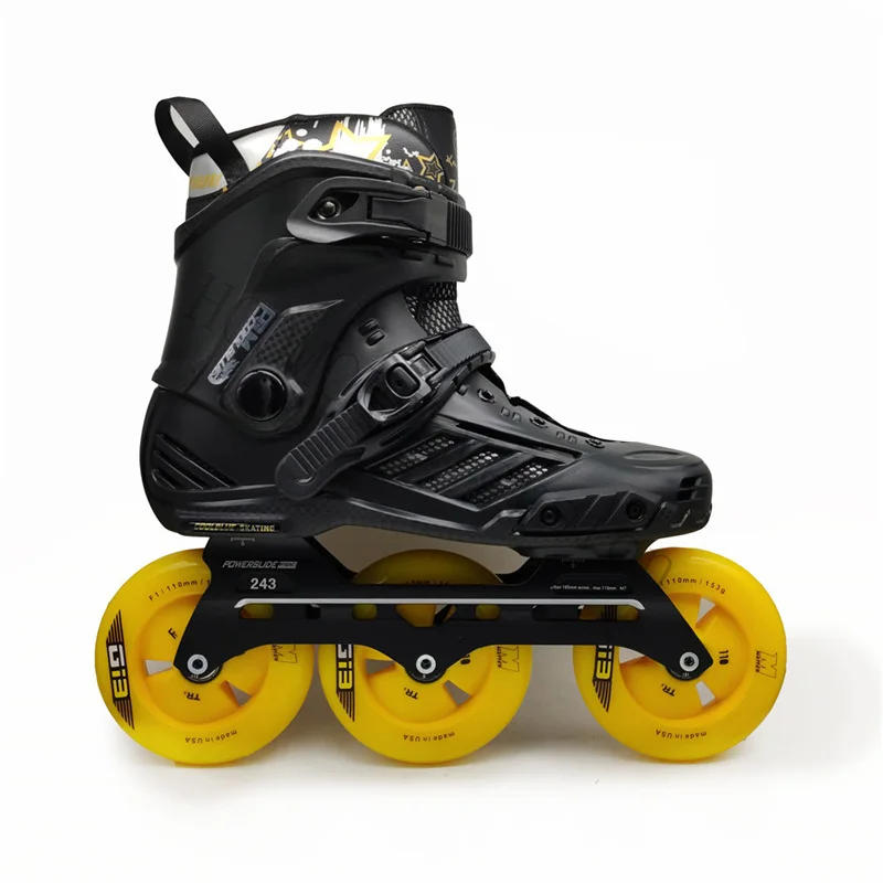 

3 Wheel / 4 Wheels Inline Skates Xuanwu Roller Slalom Skate Convert to Inline Speed Skates Frame Base for SEBA Powerslide User