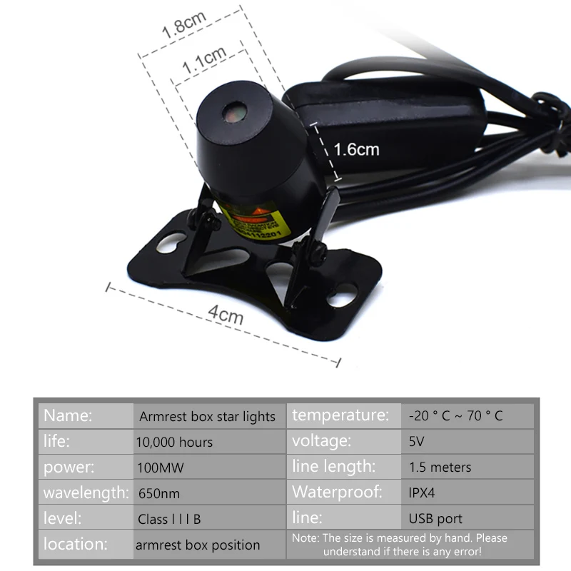 Потолочный светильник для крыши автомобиля окружающий декоративный звездный