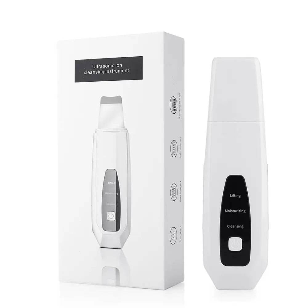 

White ABS Face Beauty Apparatus Black Head Cleaner Fast Blackhead Removal Equipment Clear Effective Acne Three Modes