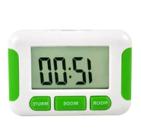 200pcs dhl alarm clock timer 5 groups noisy bell 1224 hours countdown multi kitchen home house lab wholesale