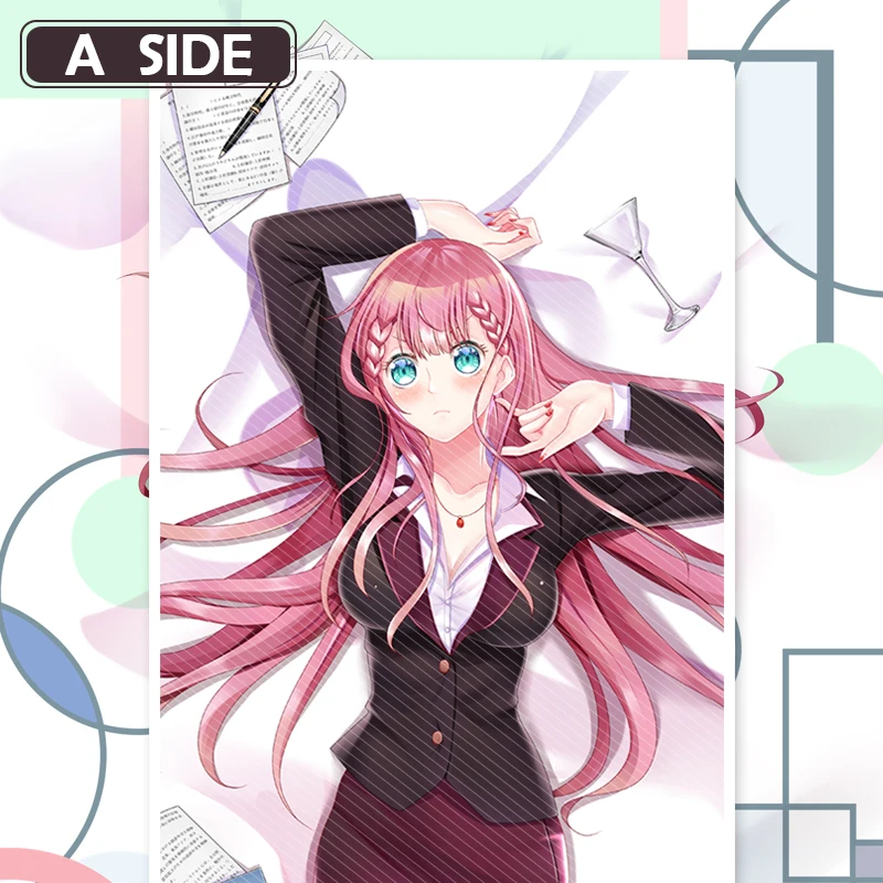 Аниме Bokutachi Wa Benkyou Ga Ogata Rizu Mafuyu Kirisu Cute Dakimakura Otaku обнимающая подушка для тела Чехол