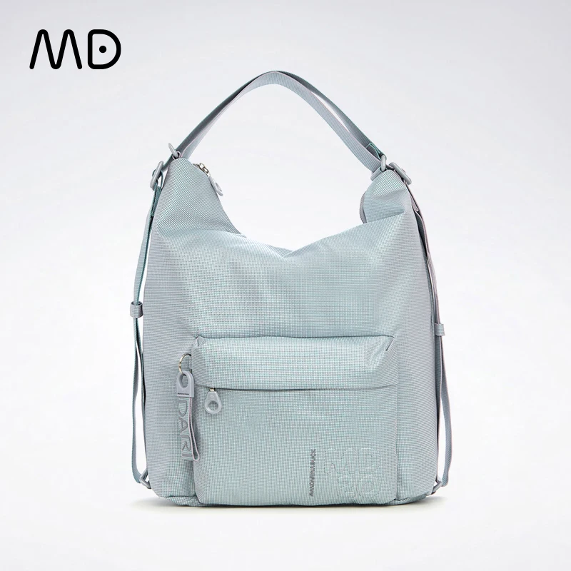 

Mandarina Duck Double Shoulder Messenger Shoulder Bag Multi-purpose Female 2020 New Academy Unisex Backpack School Bag Handbag
