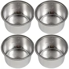 4 упаковки фильтров 51 мм, сменная корзина для фильтров без дна для кофе, для Delonghi EC680 EC685