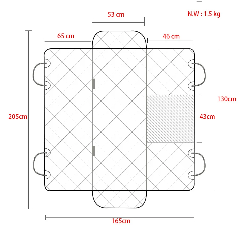 

Waterproof Dog Car Seat Covers with Mesh Visual Window for Cars Trucks SUV