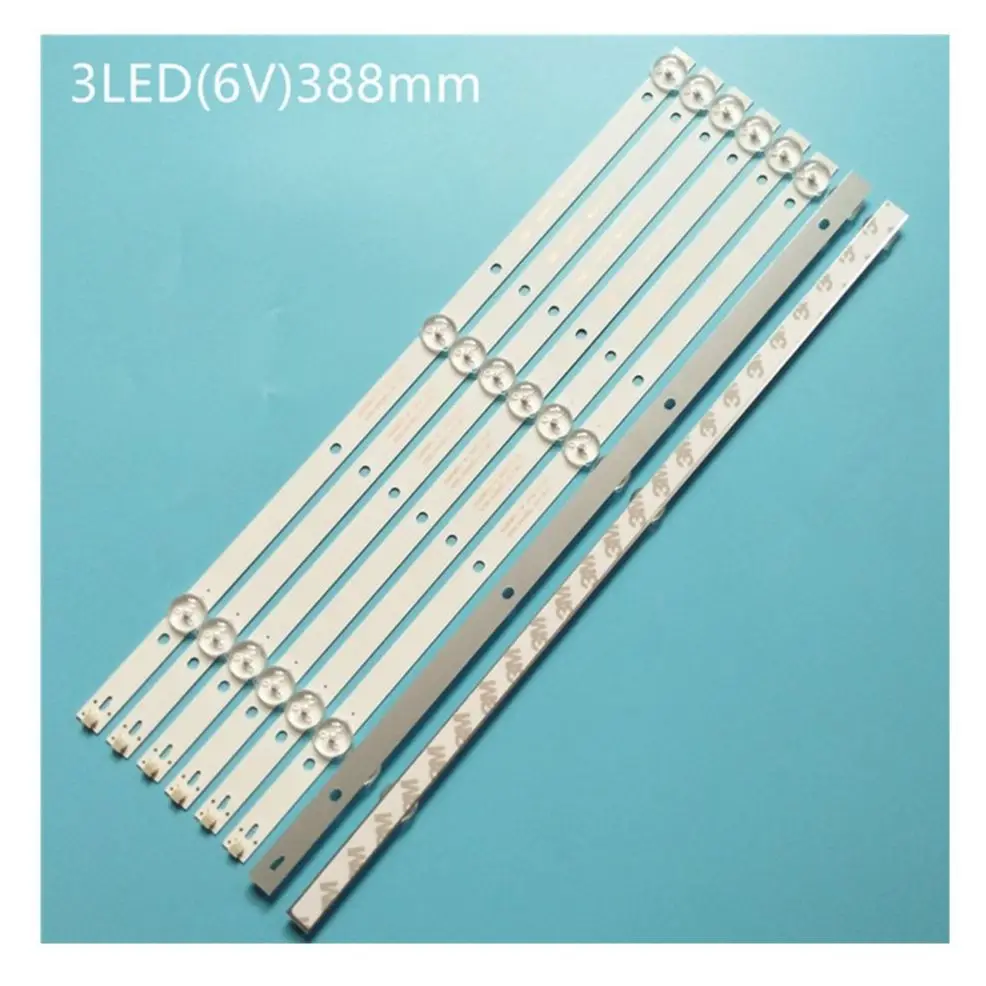 

8 PCS/set LED backlight strip for 43PFT4002 43L1600C 43DL4012N/62 43HFF5952/T3 43DL4012N L43E6800 K430WDC1 A1 K430WDK3 K430WD9