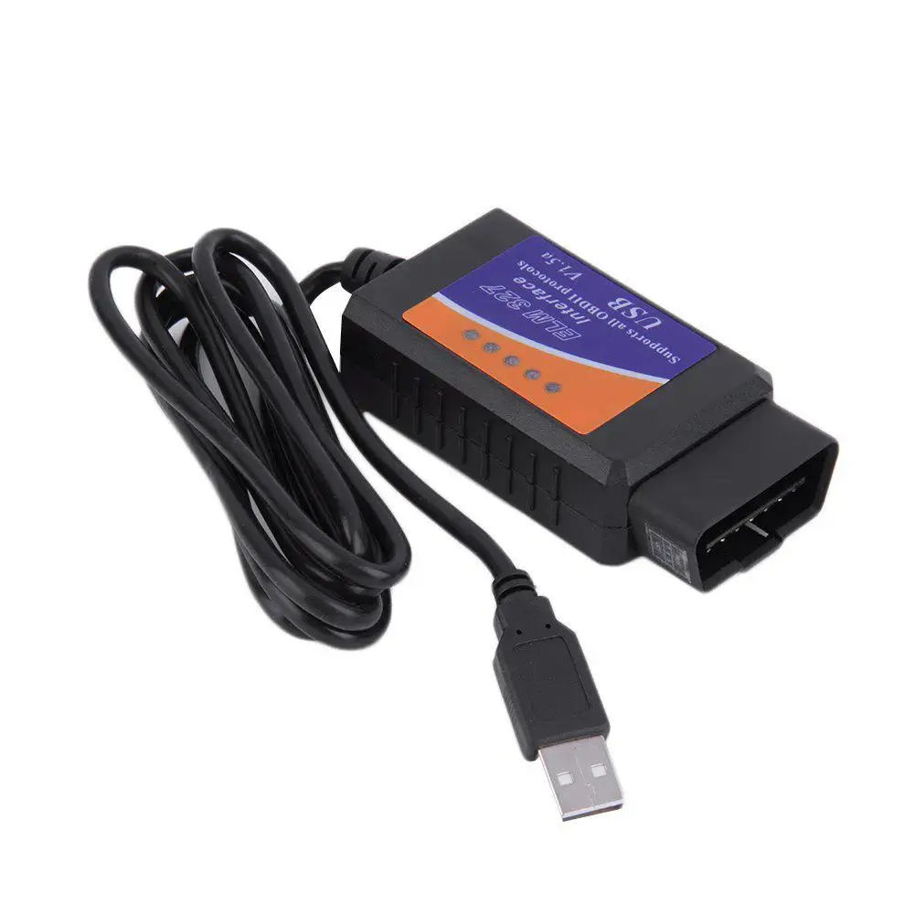 Сканер автомобильный диагностический интерфейс сканер ELM327 USB поддерживает все