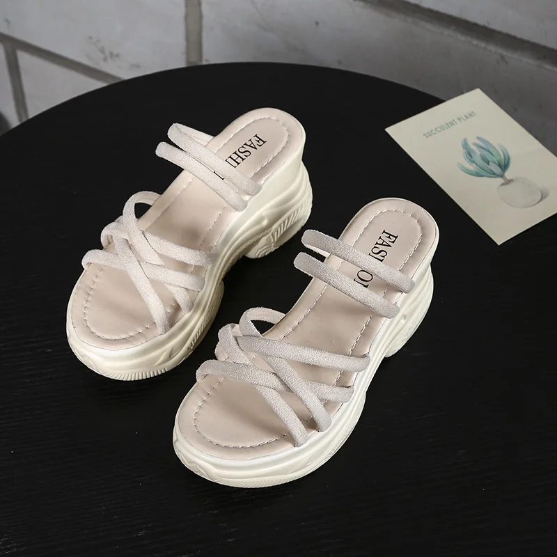 

Summer New All-match Women's Double Purpose Platform Platform Shoes