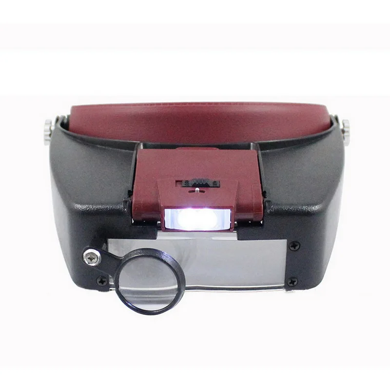Светодиодный светильник WearMagnifier Регулируемый Размеры оголовье увеличительные