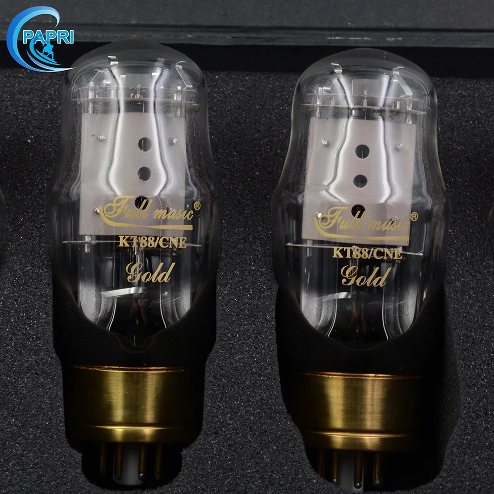 

PAPRI Factory Matched 1 Pair TJ Fullmusic GOLD KT88/CNE Vacuum Tube Valve Preamplifier Preamp Matched Quad (4) Vintage KT88