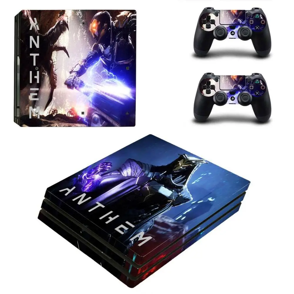 Игра Anthem PS4 Pro Стикеры Play station 4 кожи наклейка для Игровые приставки консоли и
