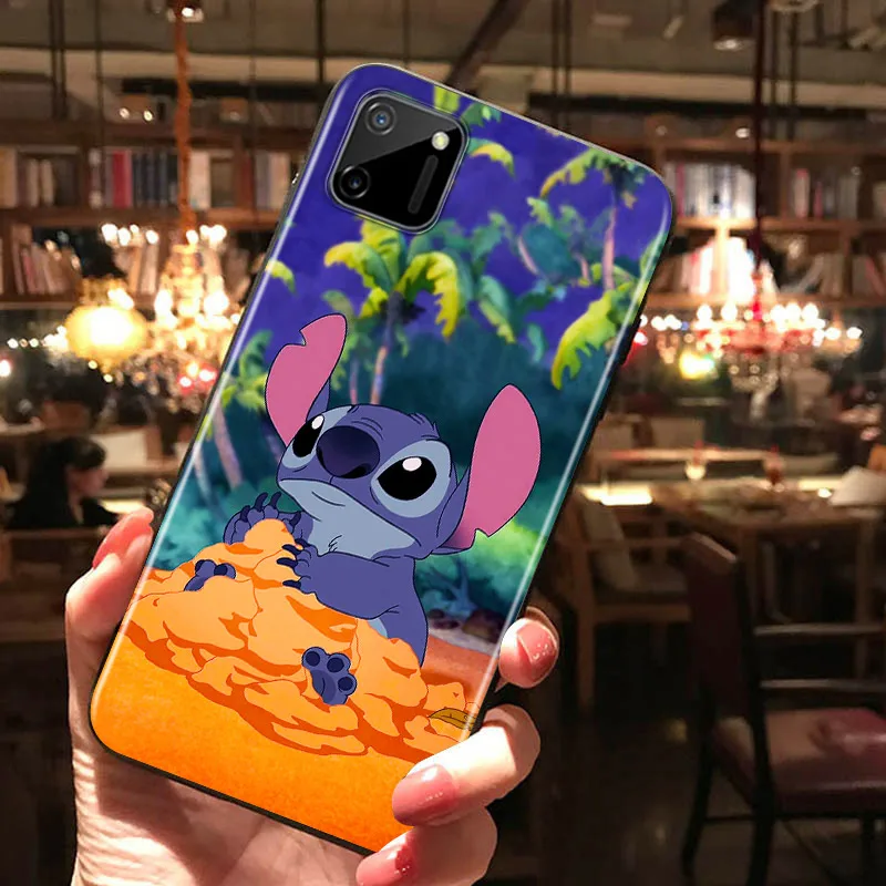 Стич из мультфильма Лило для OPPO A5 A9 A11X A1K A12 A12E A31 A32 A52 A53 A72 A73 A93 A94 AX7 Pro мягкая деталь -