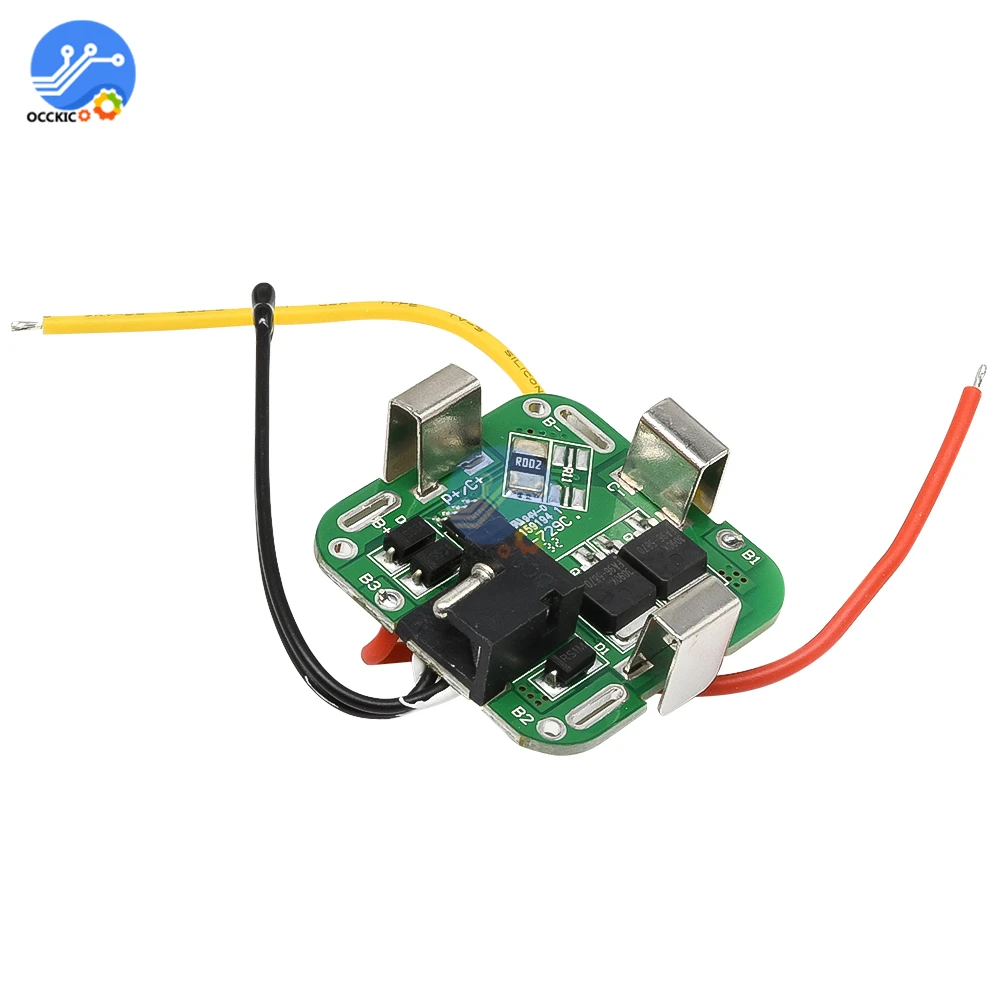 BMS 4S 18650 Защитная плата для зарядки литиевой батареи 14 8 в двойная МОП трубка