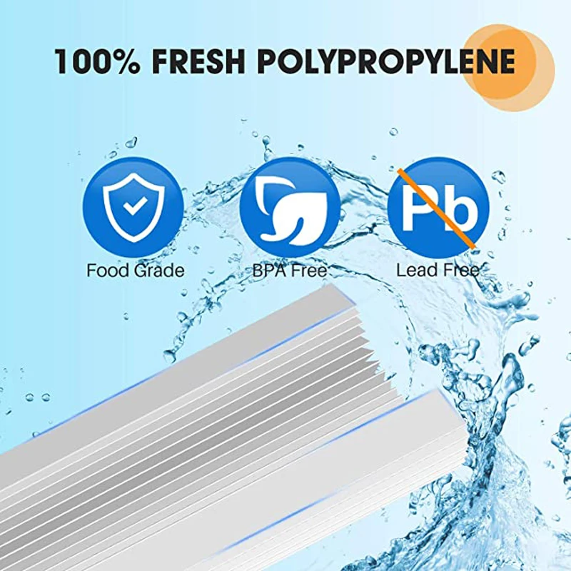 10" x 4.5" Whole House Pleated Washable Filter, Replacement Cartridge for GE FXHSC,  American Plumber W50PEHD,  Pack of 2