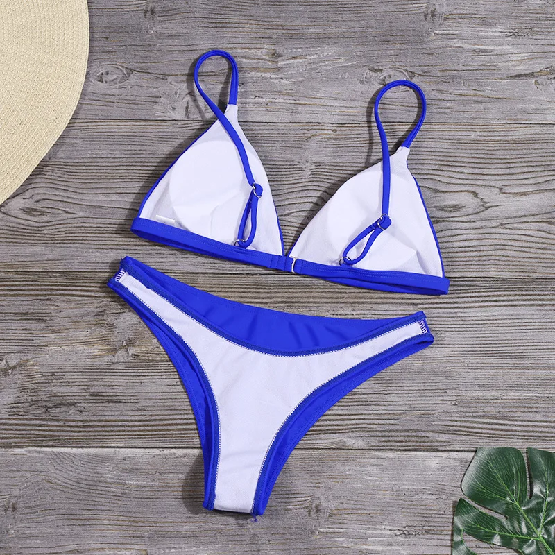 

Sexy Solid Bikini 2020 Woman Push Up Swimsuit Women Swimwear Separate Triangle Bikini Brazilian With Swim Suit Women