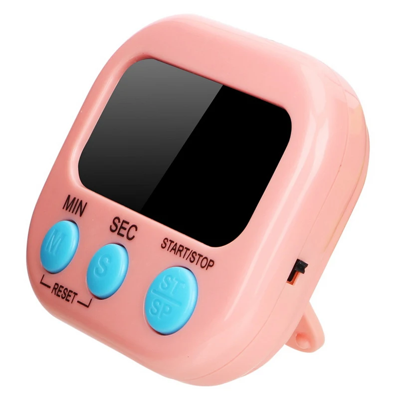 

Kitchen Timer Digital LED Display Loud Alarm Magnetic Backing Stand Cooking Baking Sports Sleep Games Countdown Alarm Clock Tool