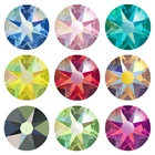 YANRUO 2088 новый цвет горячей фиксации кристаллы DIY Стразы плоская задняя стеклянные камни горячей фиксации утюга на одежде