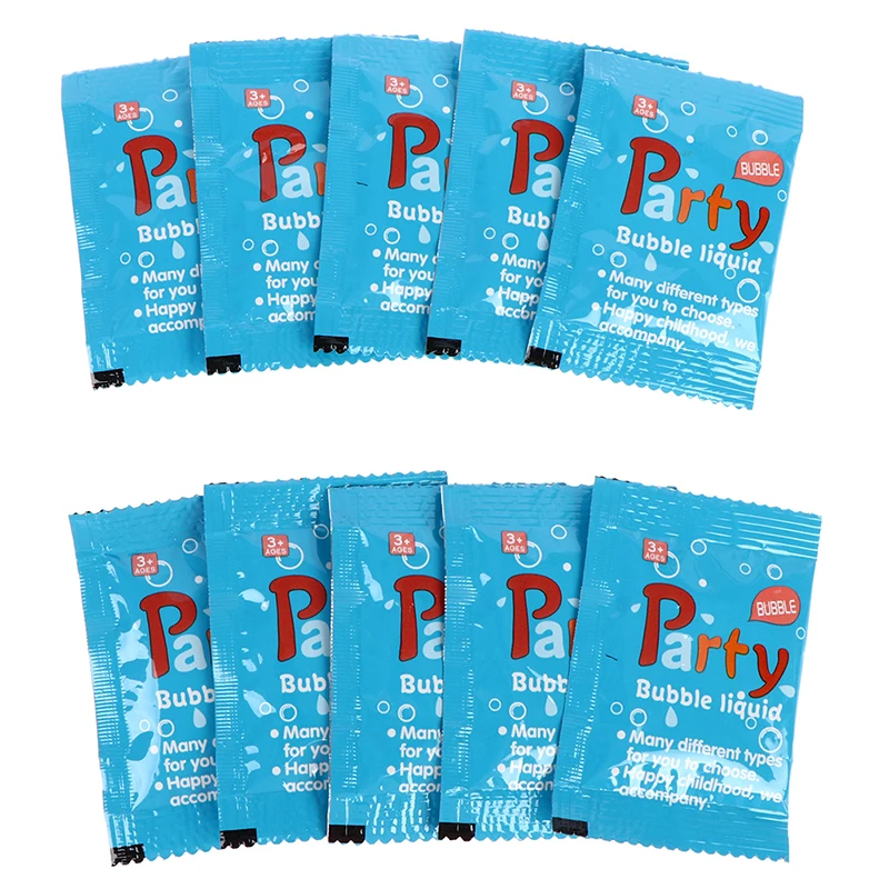 

10/20pcs 10ml Concentrated Bubble Liquid Bubble Machine Gatling Bubble Gun Supplement Liquid Kid Toy