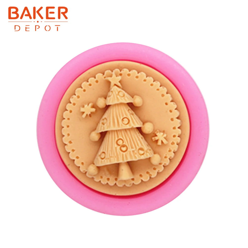 Силиконовая форма для рождественской елки мыла и свечи |