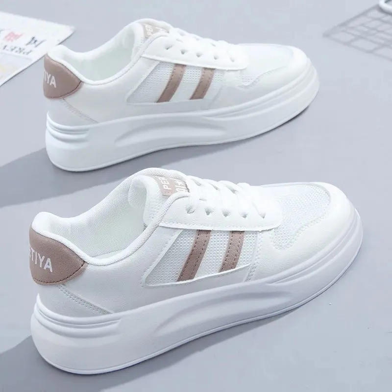 

Little White Shoes Women's Spring 2021 New Women's Shoes Trendy Shoes Breathable Thick-Soled Sports Casual Shoes