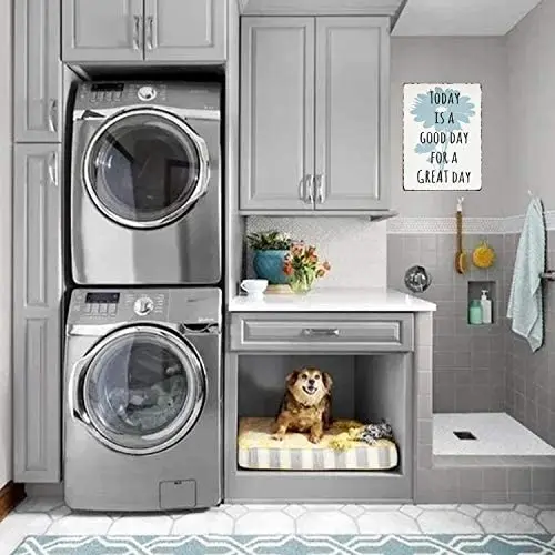 

Today is A Good Day for A Great Day Inspirational Quotes Vintage Tin Sign Home Decor for Living Room, Kitchen, Bathroom 8X12Inch