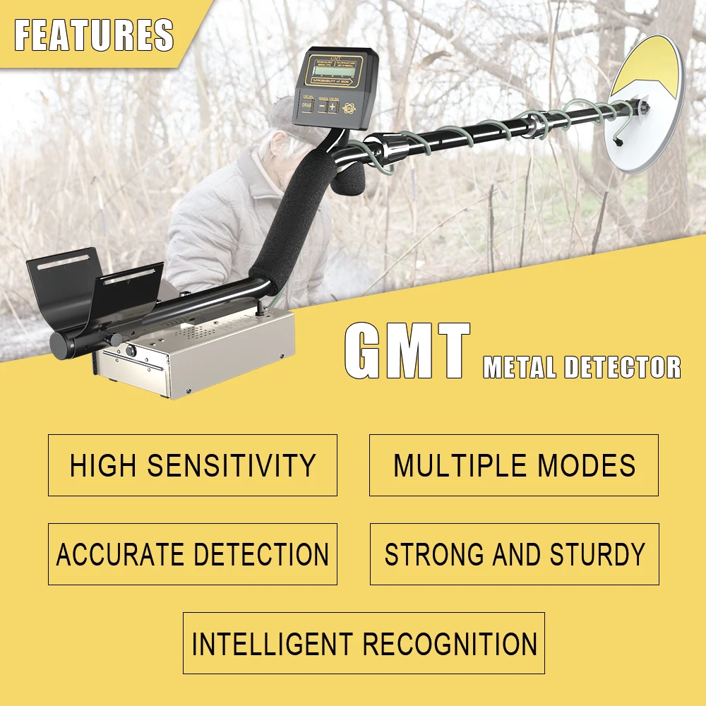 

Gold Metal Detector Underground Handheld Industrial PinPointer Pointer Adjustable High Sensitive Positioning Treasure Hunter
