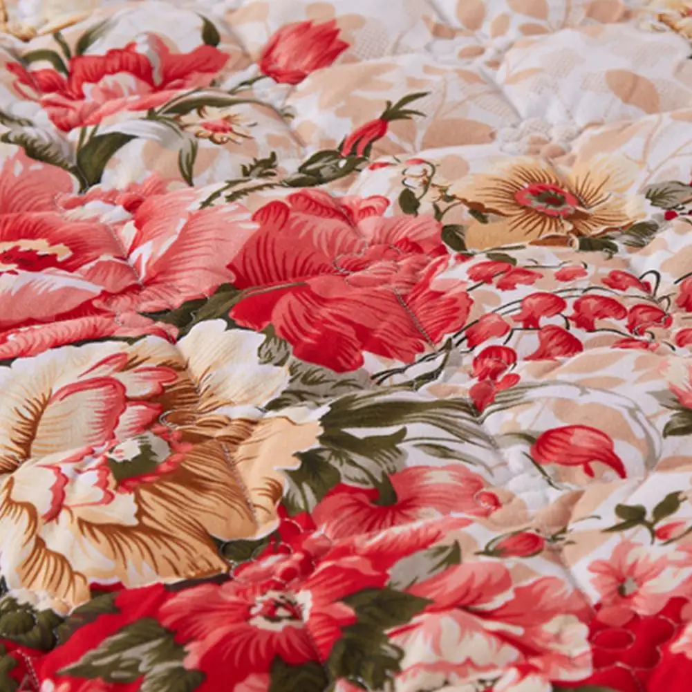 Хоббилан изящное стеганое утолщенное покрывало кружевная простыня двухслойная