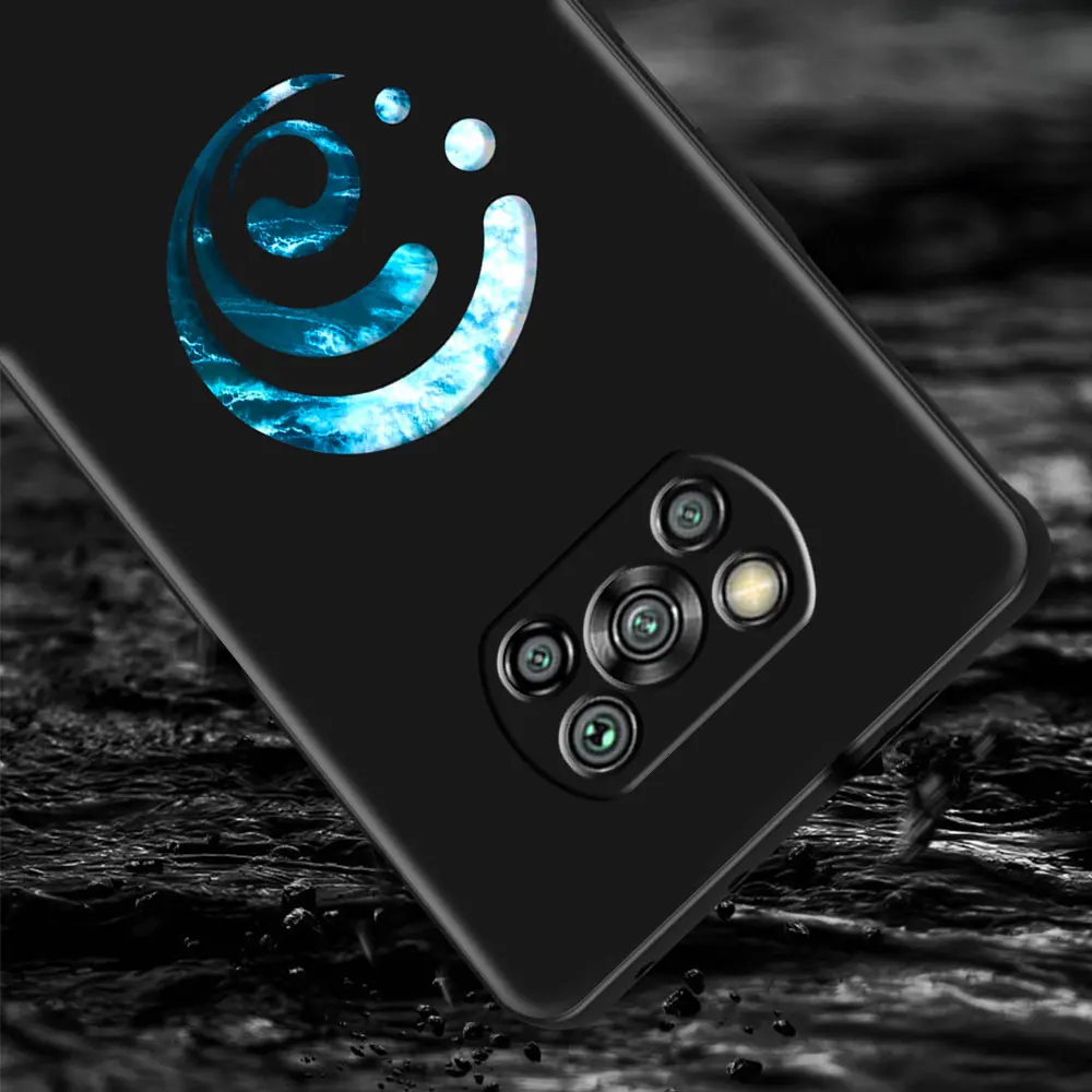 genshin impact logo case for xiaomi mi poco x3 nfc m3 pocophone f1 f3 gt redmi k40 pro for mi 10t pro capa phone cover free global shipping