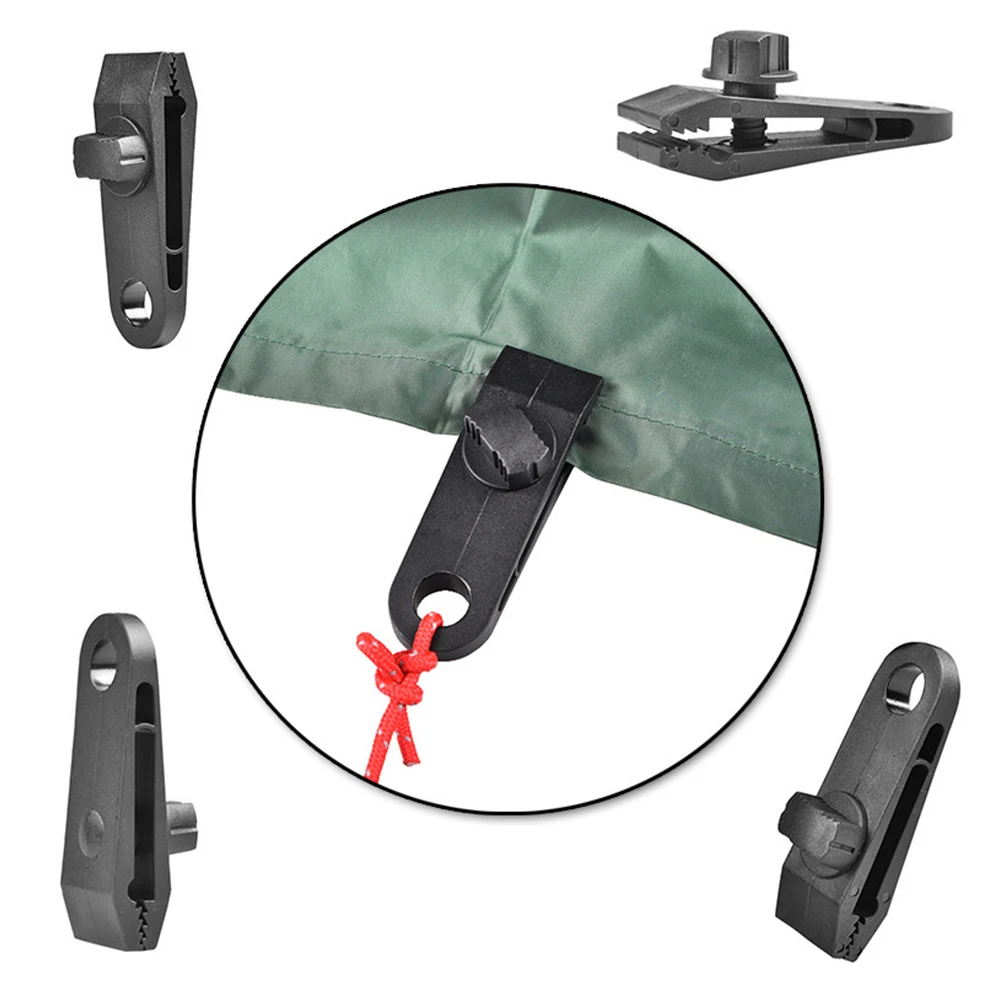

Tent Clip Tarp Clip Outdoor Camping Barbecue Accessories Fixed Tent Clip Windproof Drawstring For Outdoor Tent 10 Pieces