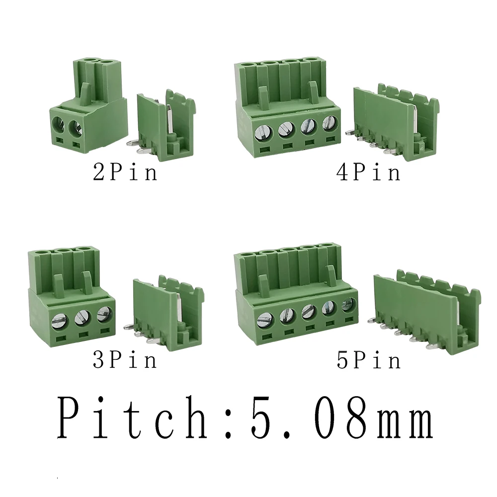 2EDG 5 08 мм Клеммная колодка PCB коннектор для винтовой проводки клеммные колодки