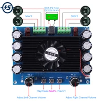 tda7850 bluetooth 4 channel power amplifier board 50w250w2 dual stereo audio class ab audio module dc 12v14 4v