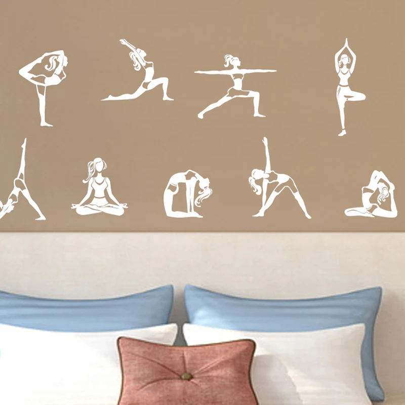 1 компл. Горячие Наклейки на стену Мандала Йога OM Медитация Символ настенные